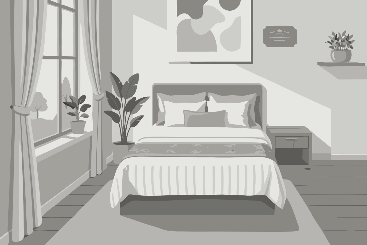 Standard Zweibettzimmer mit Poolblick